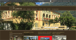 Desktop Screenshot of hotel-le-prese.com